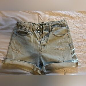 Wild Fable Super High Rise Cut Off Distressed Shorts